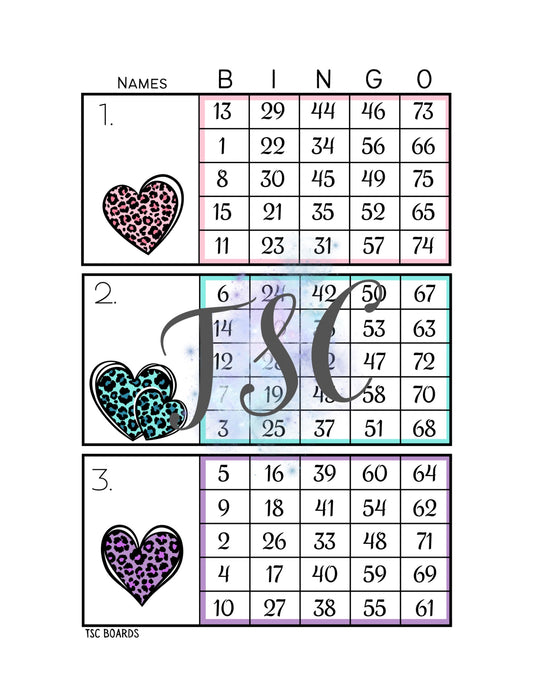 Leopard Heart Mega Block 1-75 Mixed