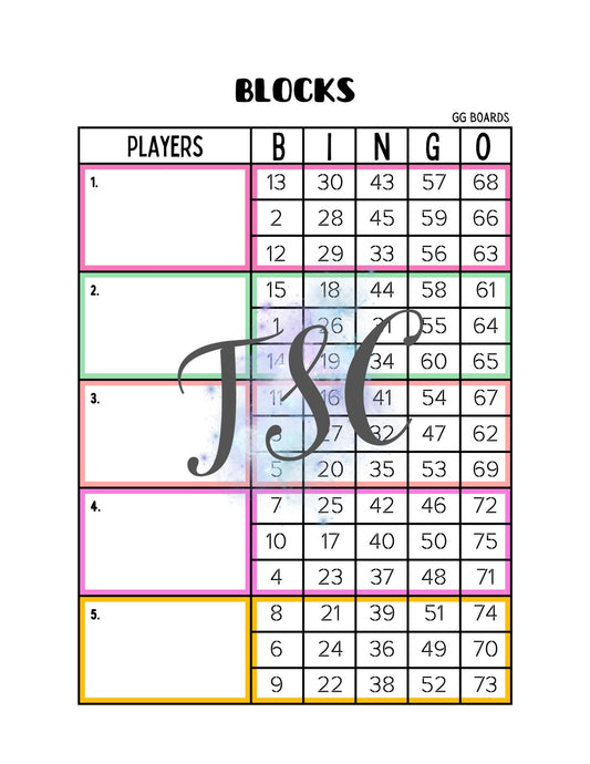 Regular Block 1-75 Mixed