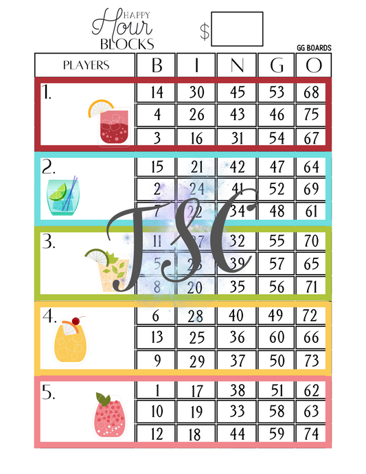 Happy Hour Block 1-75 Mixed