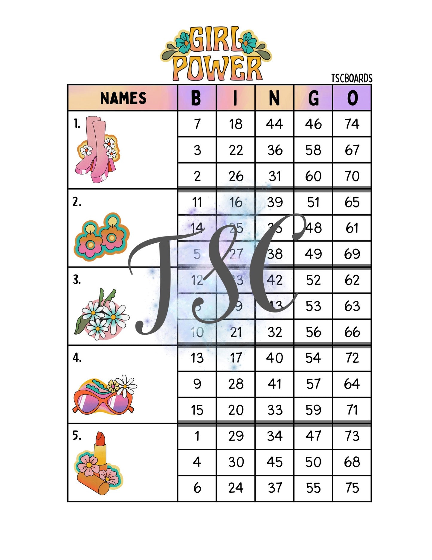 Girl Power Block 1-75 Mixed