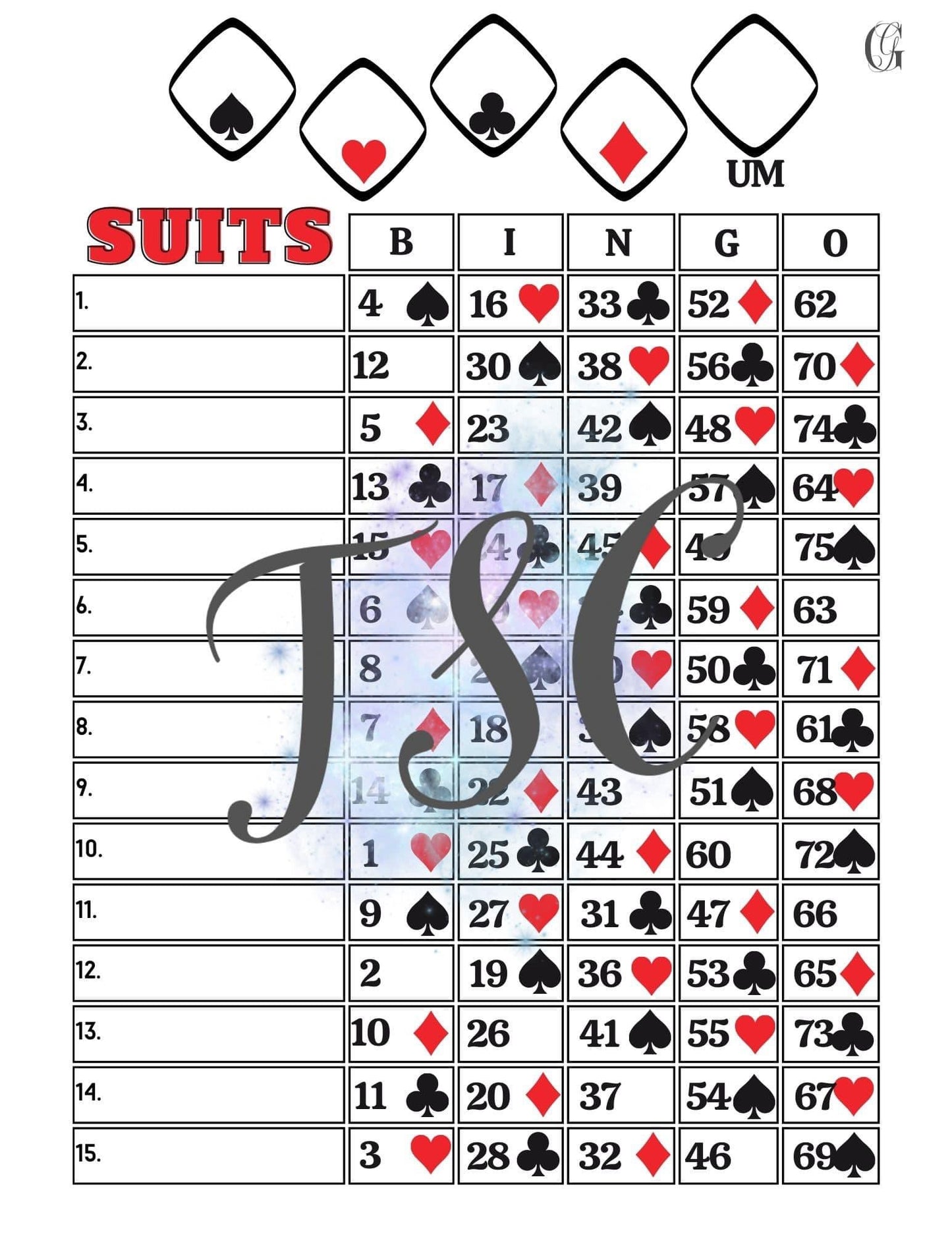 Suits 1-75 Mixed