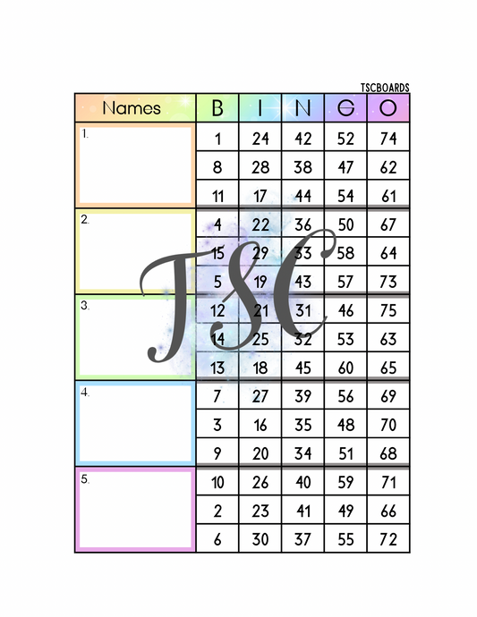 Rainbow Block 1-75 Mixed