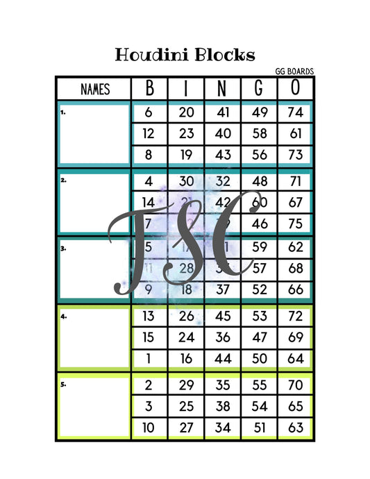 Houdini Block 1-75 Mixed