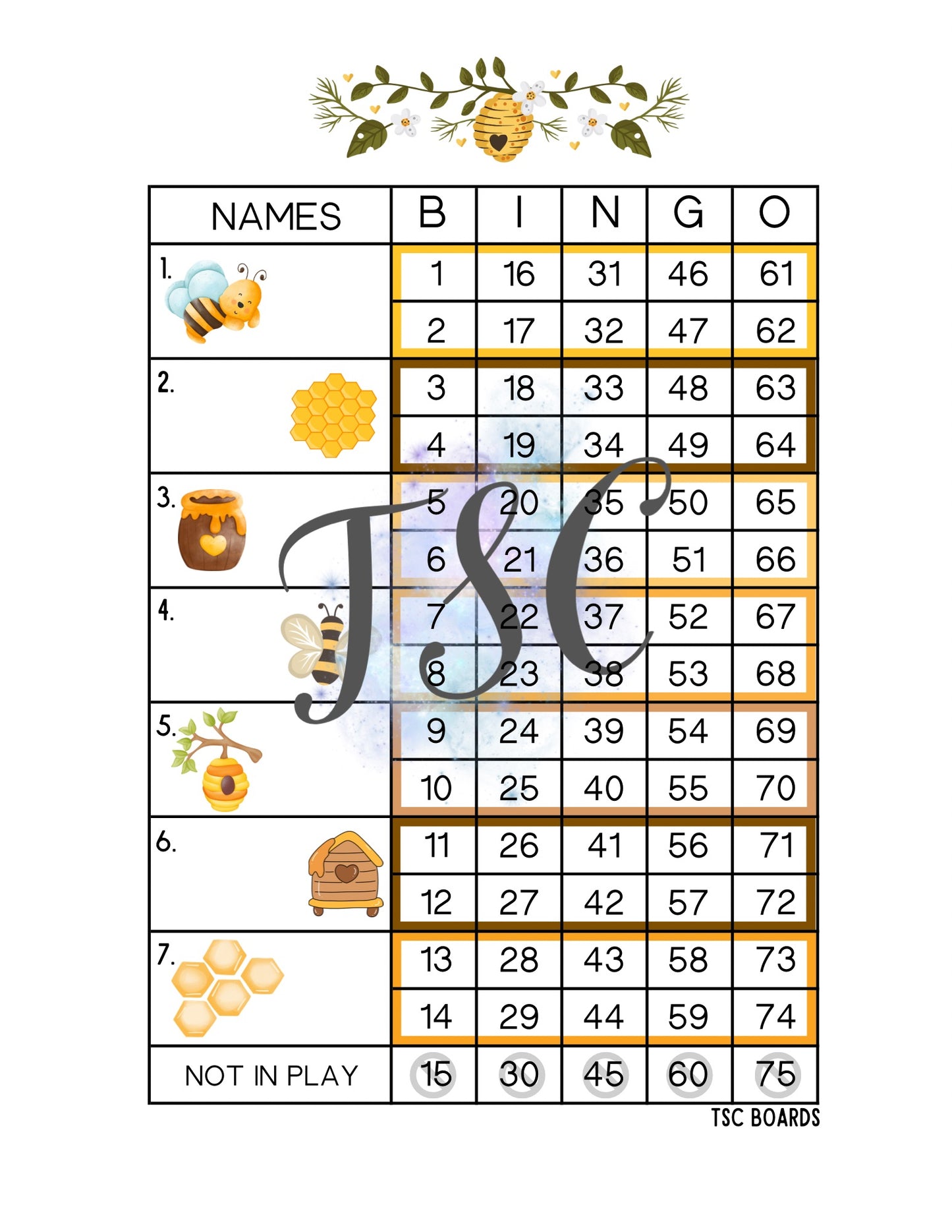 Honey Bee Mini Block 1-75 Ball