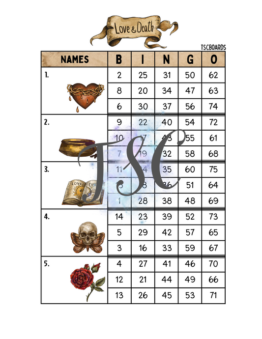 Love & Death Block 1-75 Mixed