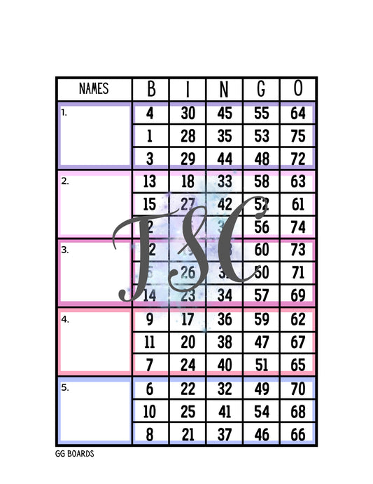 Purple Block 1-75 Mixed