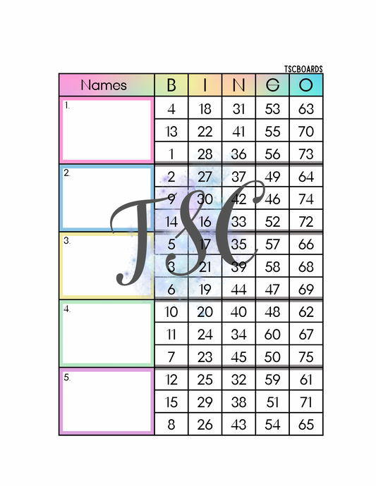 Rainbow Block 1-75 Mixed