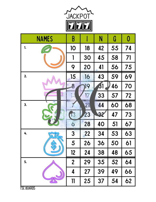 Jackpot Block 1-75 Mixed