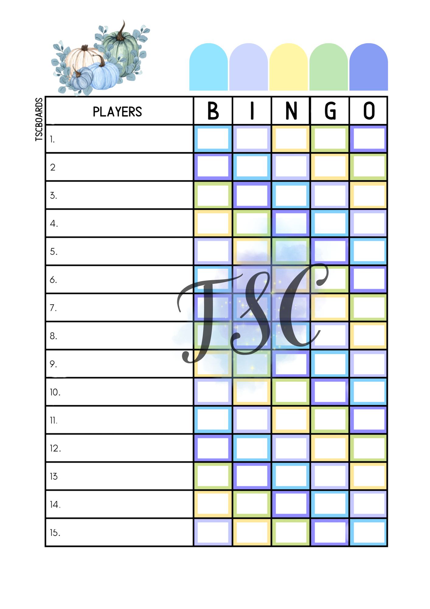 Blue Pumpkin Board 1-75 Ball