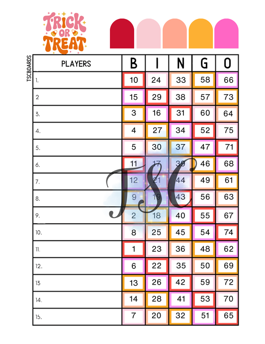 Trick or Treat Rainbow 1-75 Ball