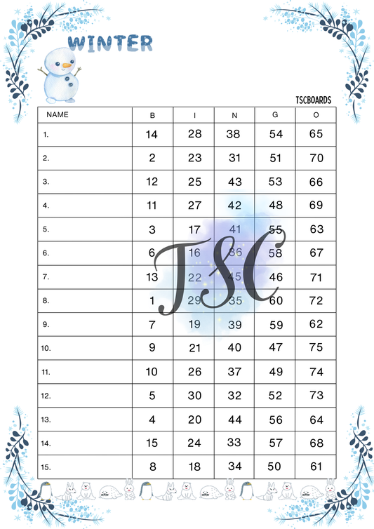 Winter Snow Page 1-75 Ball