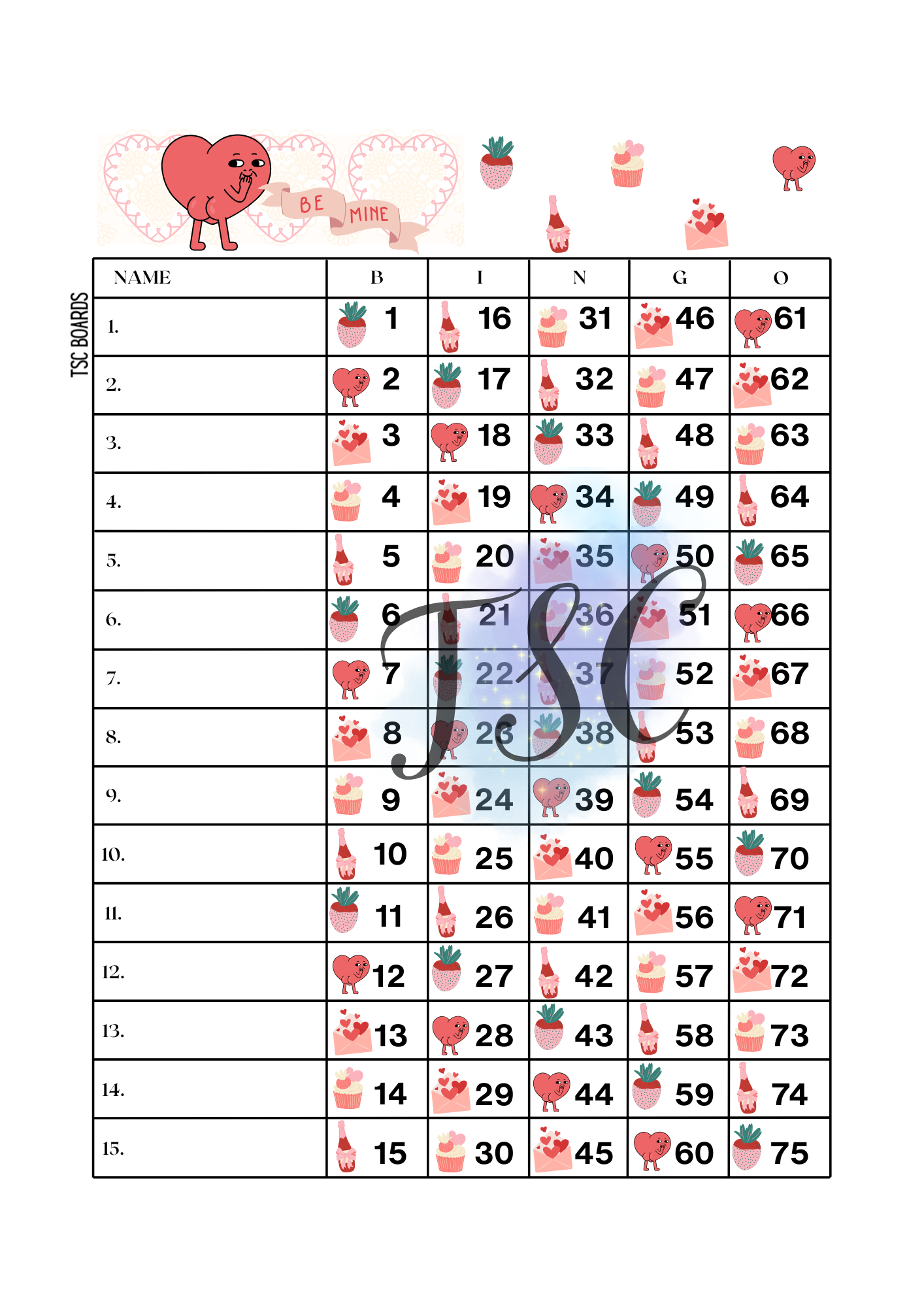 BE MINE Rainbow 1-75 Ball