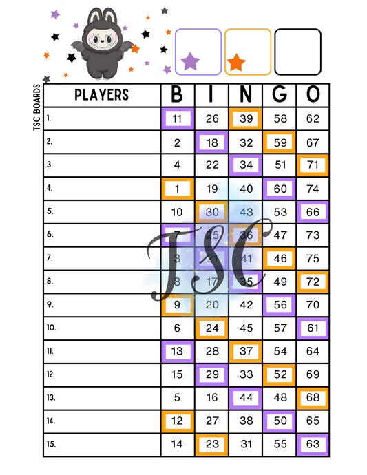 Labubu Halloween 2 Colour 1-75 Ball