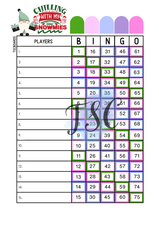 Chilling with my Snowmies 1-75 Ball