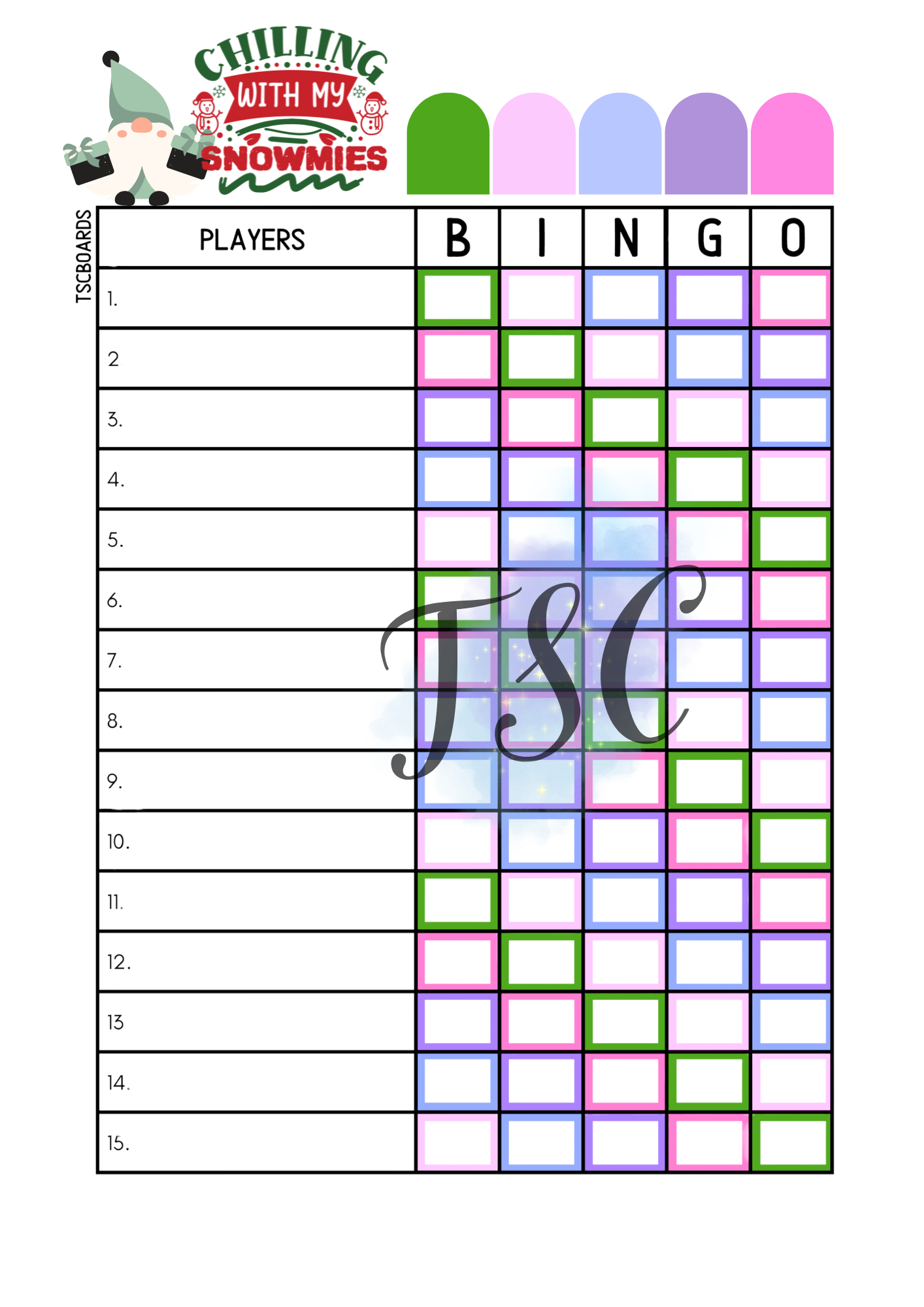 Chilling with my Snowmies 1-75 Ball