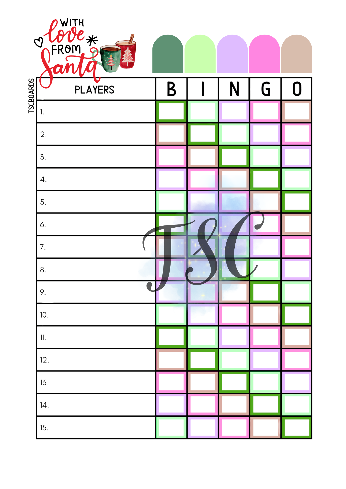 With Love From Santa 1-75 Ball