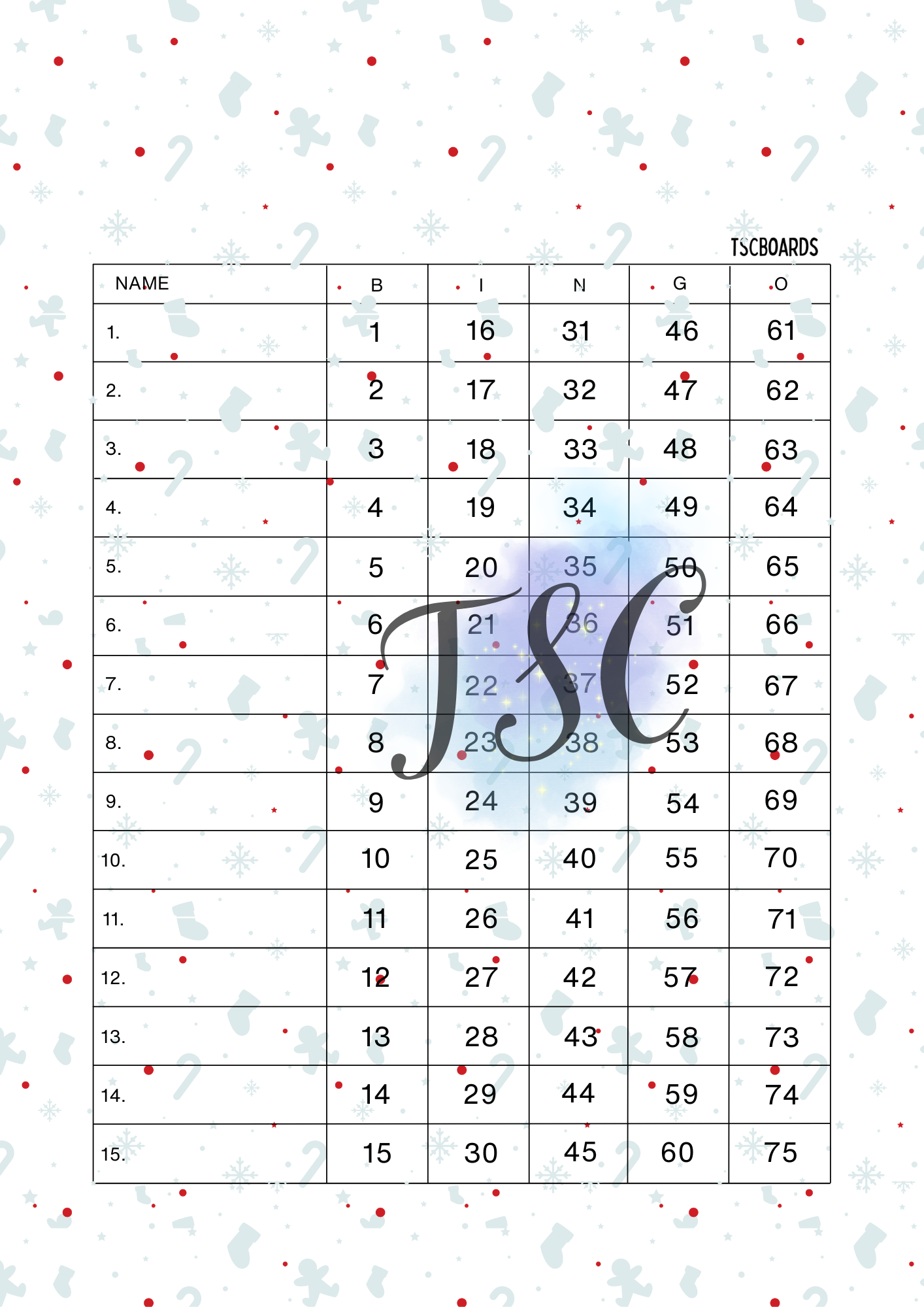 Candy Cane Winter 1-75 Ball