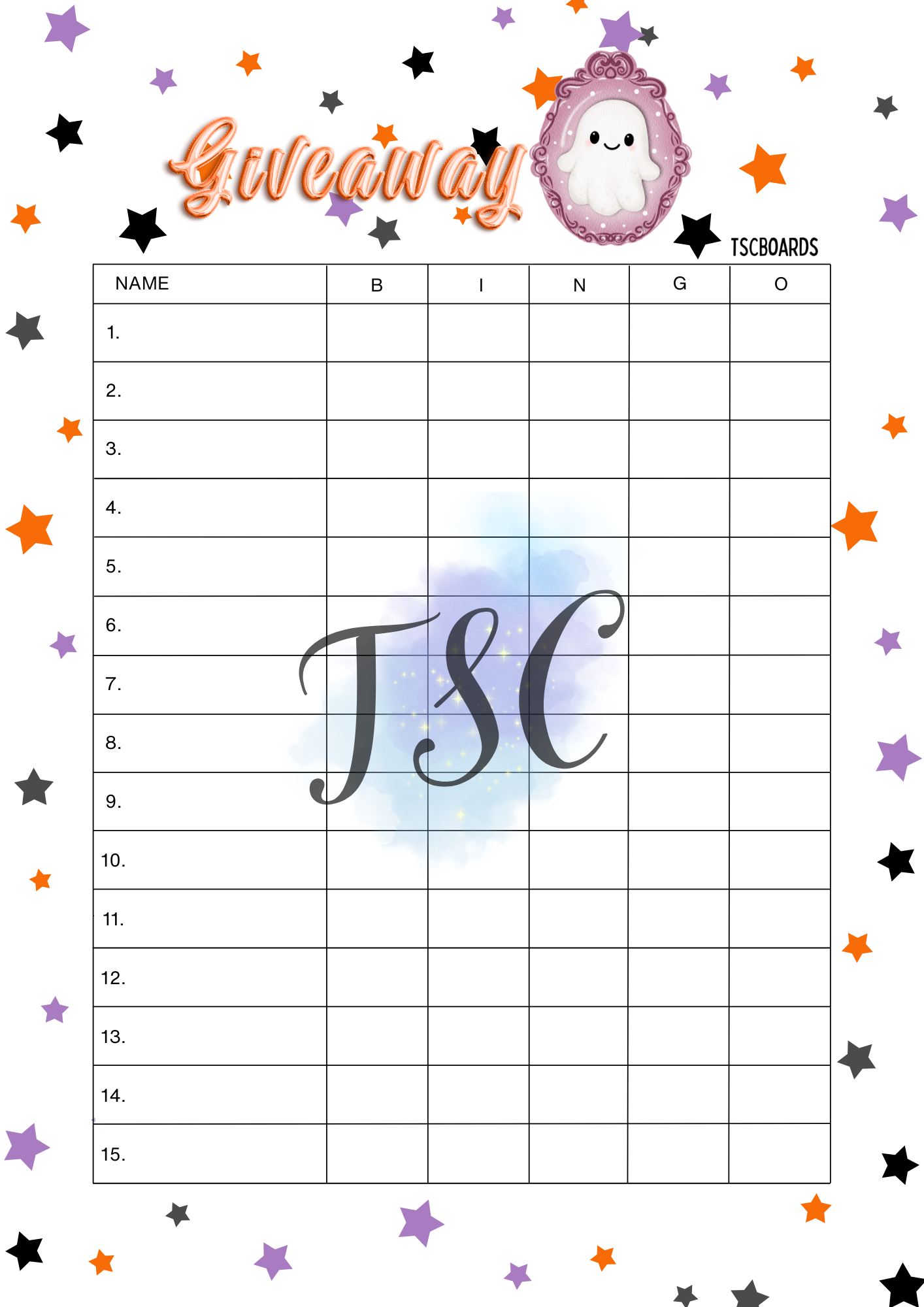 Giveaway Reg 1-75 Ball