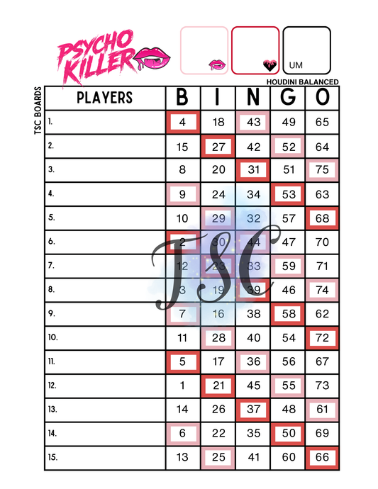Psycho Killer 2 Colour Houdini Balanced 1-75 Ball
