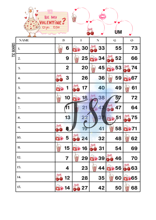 Be Mine Ducks 3 Colour 1-75 Ball