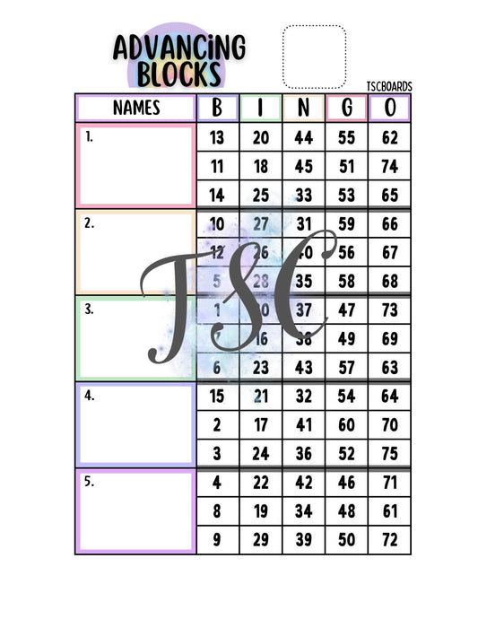 Advancing Blocks Main 1-75 Mixed