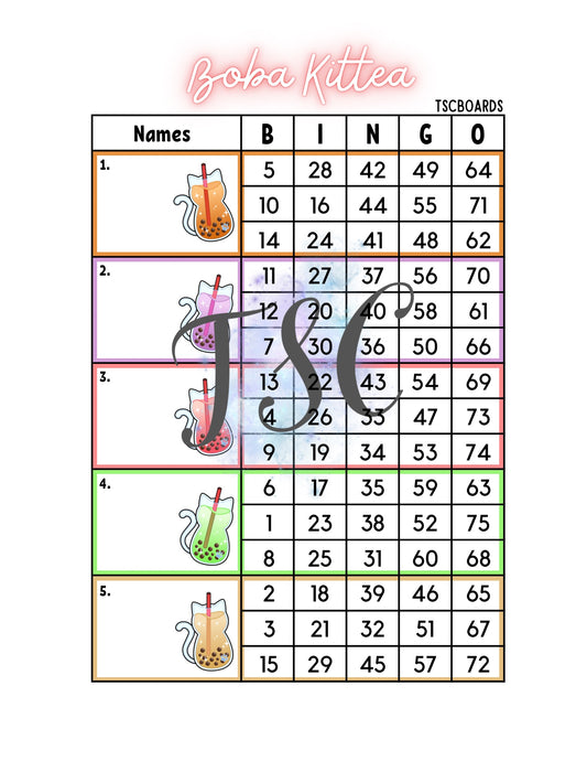 Boba Kittea 1-75 Mixed