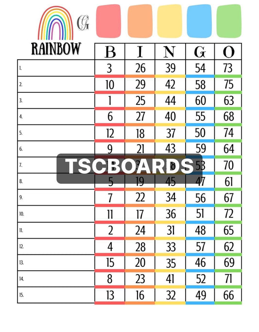 Rainbow 1-75 Mixed