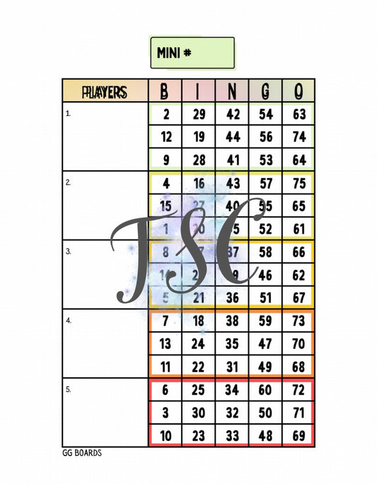 Block Mini 1-75 Mixed