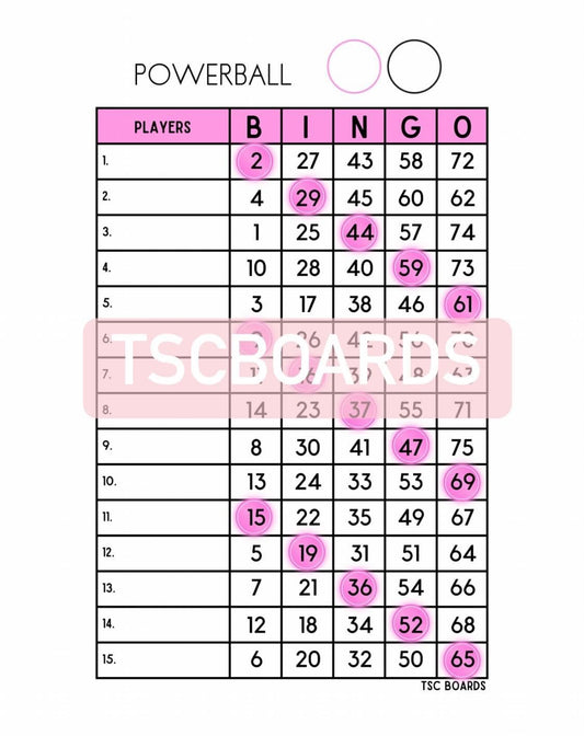 Powerball Pink 1-75 Mixed