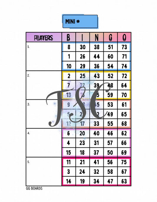 Block Mini 1-75 Mixed