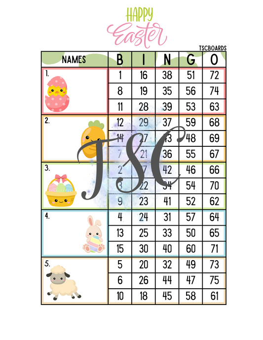 Happy Easter Block Board 1-75