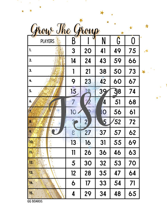 Grow The Group Gold 1-75 Mixed