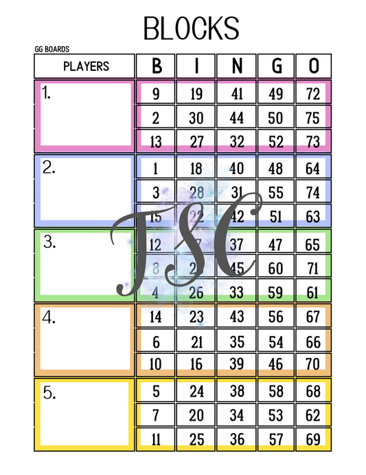 Block 1-75 Mixed