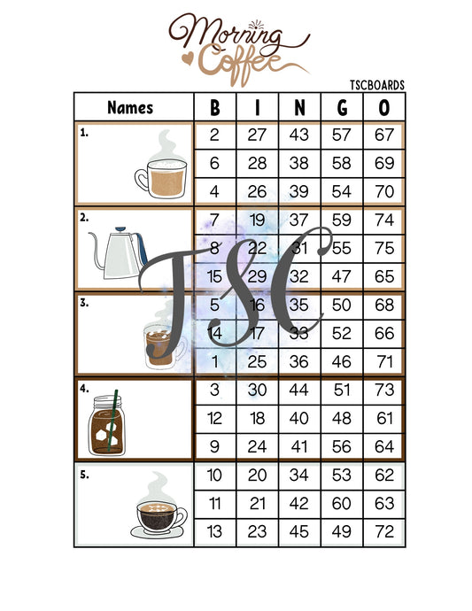 Morning Coffee Block 1-75 Mixed