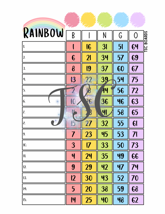 Rainbow Board 1-75