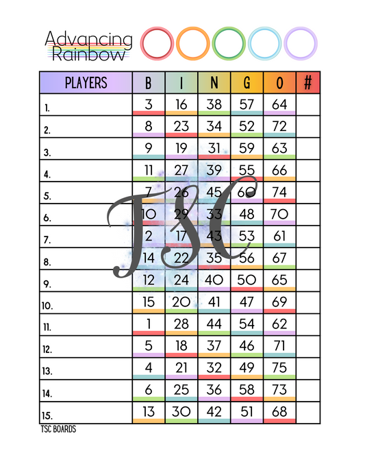 Advancing Rainbow 1-75 Mixed