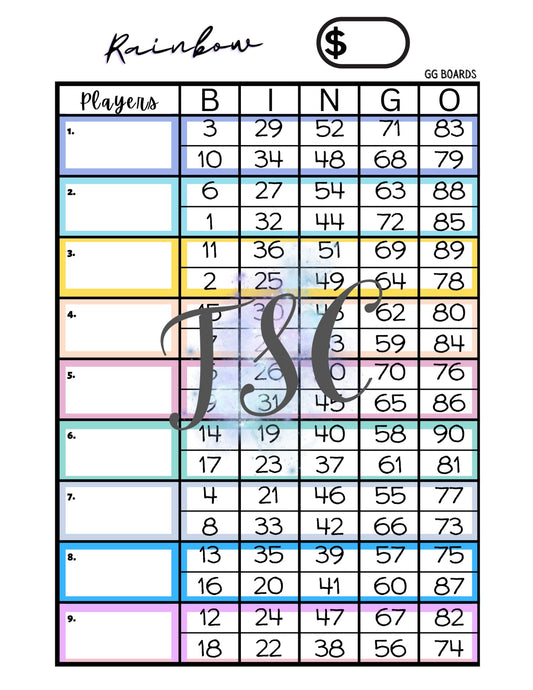 Pastel Mini Block 1-90 Mixed