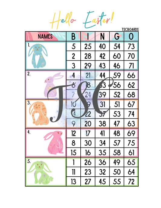 Hello Easter! Block Board 1-75