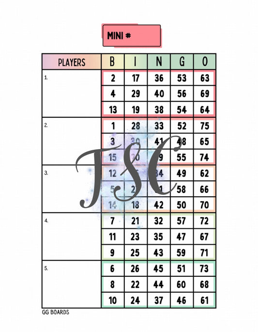 Block Mini 1-75 Mixed