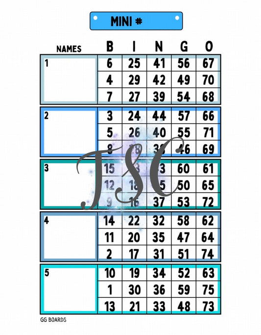 Block Mini Blue 1-75 Mixed